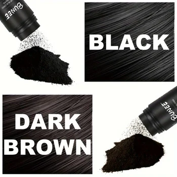 BUNEE Hair Fiber 27.5g: Men's Natural Hair-Thickening Fibers for Balding Areas, Fills Part Lines, Includes 27.5g Fiber Powder. 4
