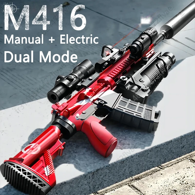 Gel Blaster X5 Elettrico Automatico – JM-X5 Con Tamburo E 2 Clip, Batteria E Occhiali Inclusi – Gioco Di Squadra Outdoor Per Ragazzi 14+ E Adulti