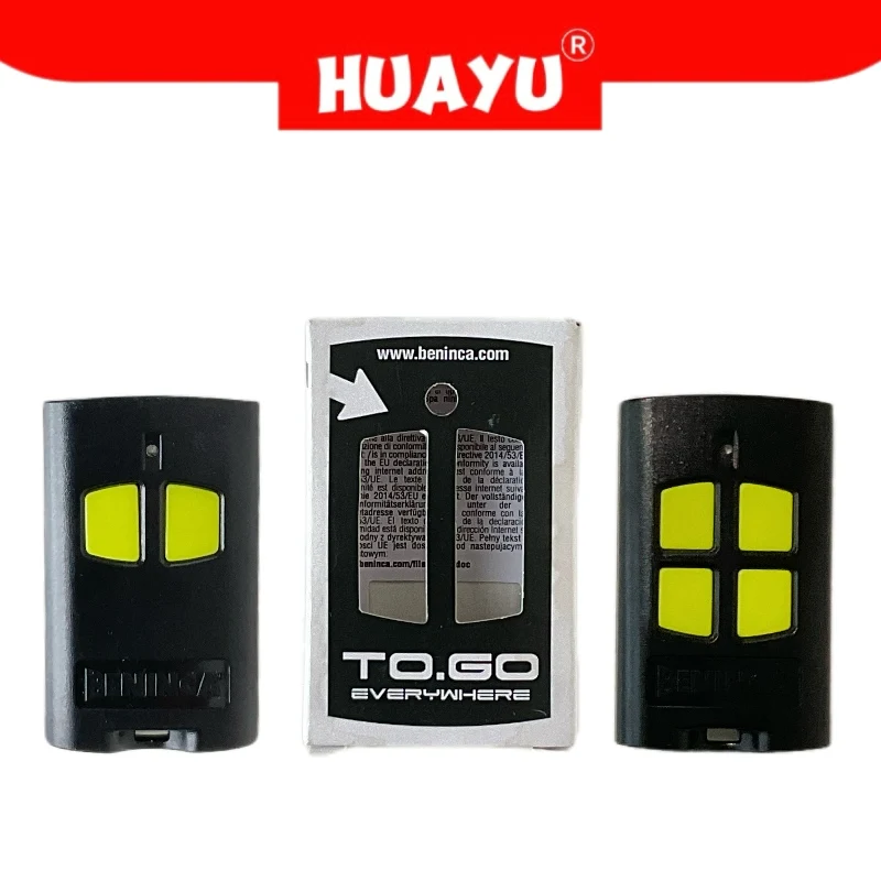 VA 2VA 4VA WV 2WV 4WV TO.GO 차고 문 BENINCA 리모컨 433.92MHz 롤링 코드 게이트 송신기