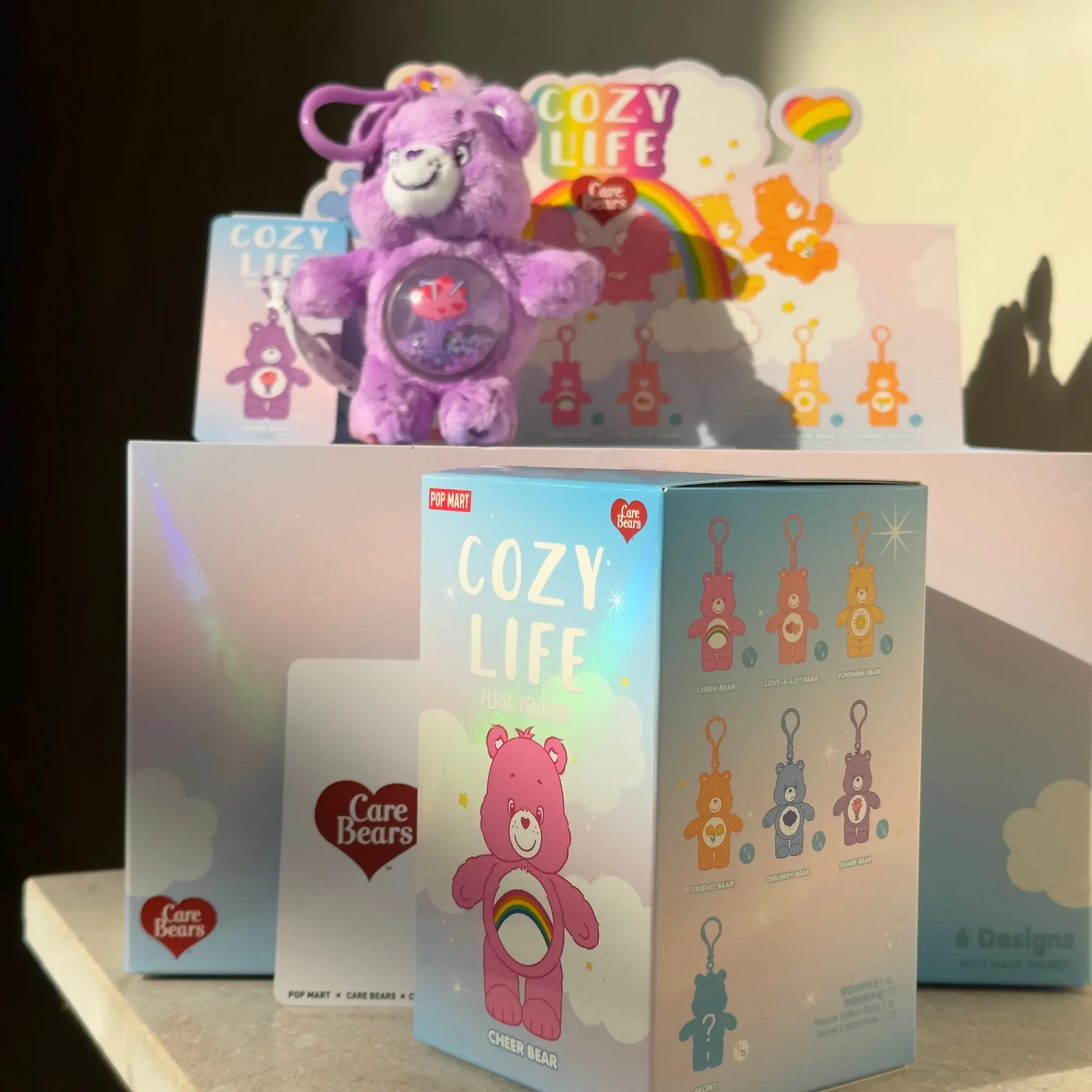POP MART Care Bears Cozy Life Series Blind Box 1PC/6PCS POPMART
