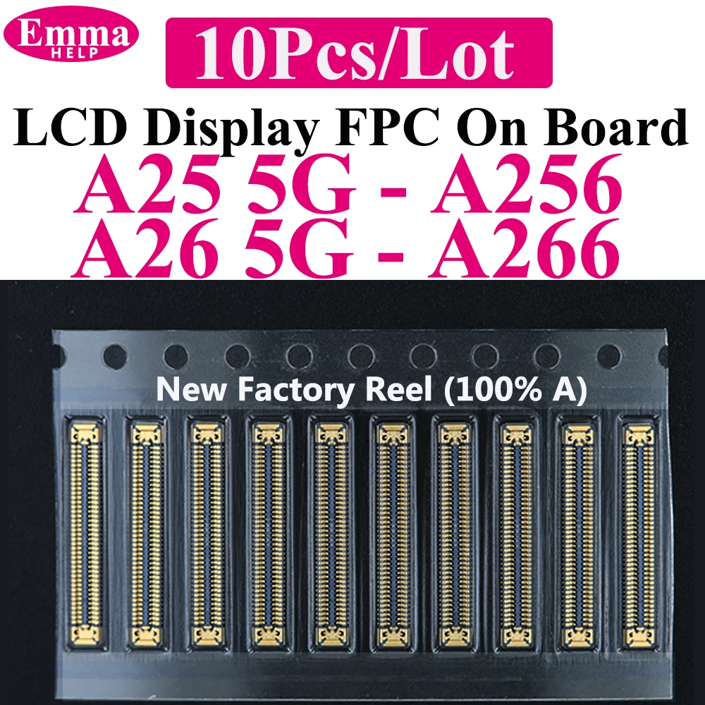 10pcs LCD Display Screen Flex FPC Connector - 40 78 Pin Plug On Board