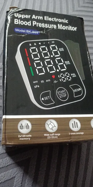 Portable Blood Pressure Monitor With Voice & Large Cuff photo review