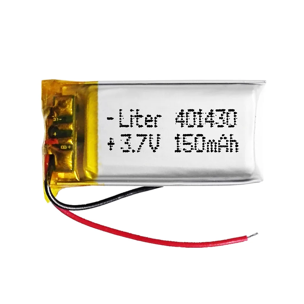 3.7V 150Mah 0.555Wh 1S 5C Liter Energy Battery 401430 Batteria Per Elettronica Ricaricabile Telefono Portatile Video Mp3 Mp4 Led Light Gps-Non Adatto 