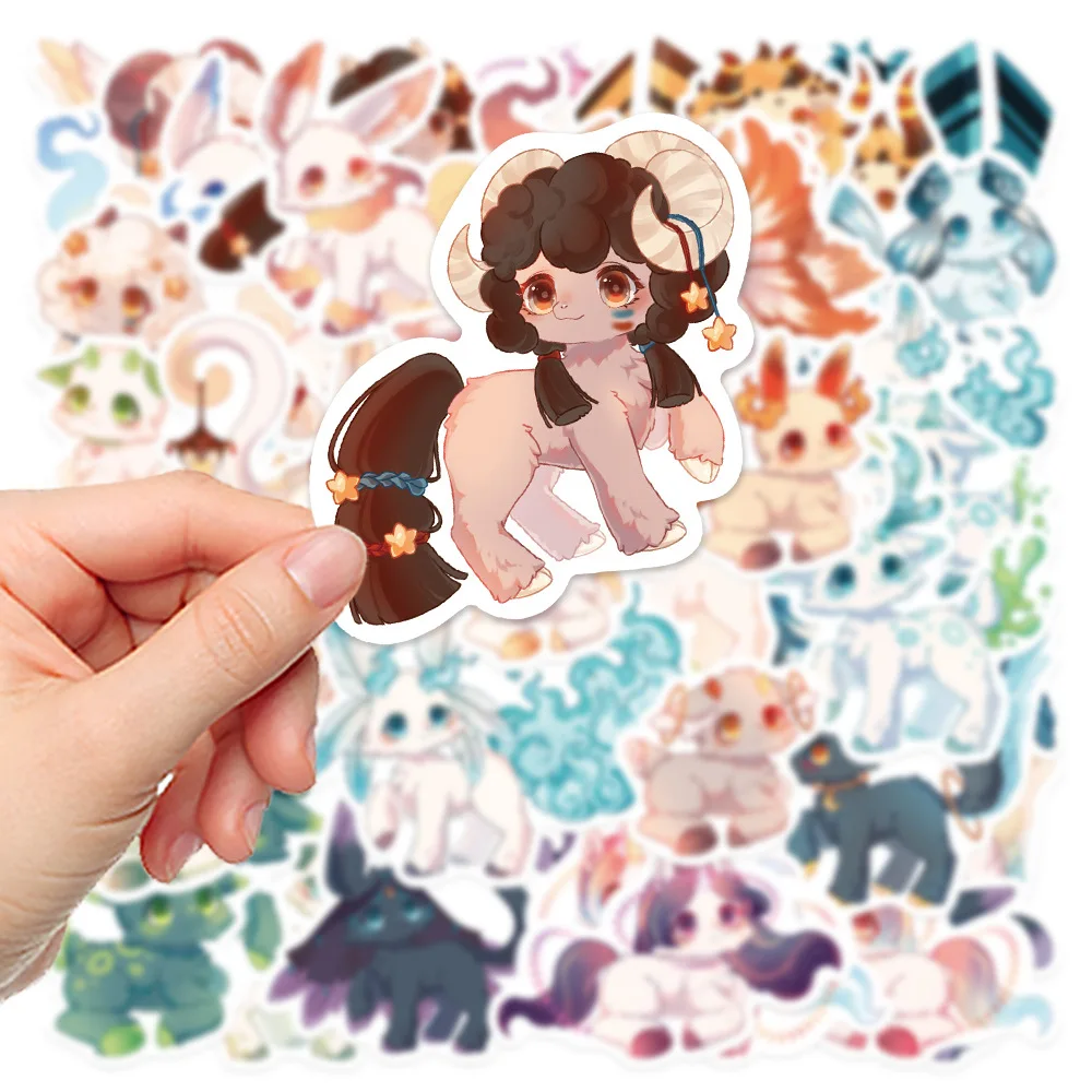 10/30/40PCS Kawaii Fantasy Creatures Stickers Cartoon Graffiti Decals for Girl DIY Laptop Phone Fridge Suitcase Sticker Kids Toy