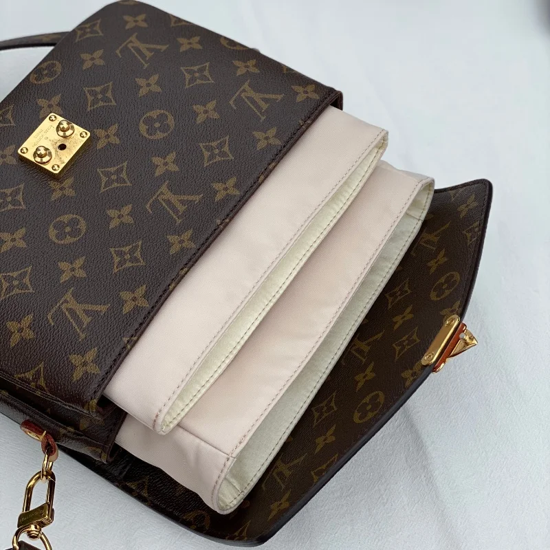 For LV Cannes Make up Organizer Felt Cloth Handbag Insert Bag Travel Inner  Purse Portable Cosmetic Bags