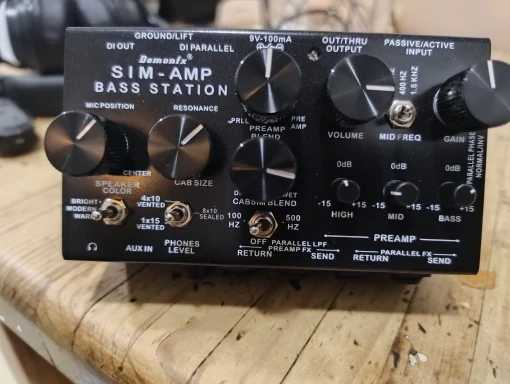 High Quality Demonfx SIM-AMP Simplifier Bass Station | Preamp
