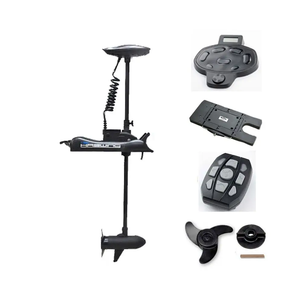 50718D-149_B Haswing Cayman-B 80 Lbs Remote Control Bow Mount Electric Trolling Motor