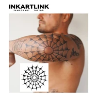 Spider web Temporary Tattoo,Lasts To 15 Days New Technology Magic Waterproof Semi Permanent Sticker. 2