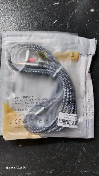 90° Angle RCA Audio Stereo Cable Jack 3.5mm to 2RCA Cable Splitter