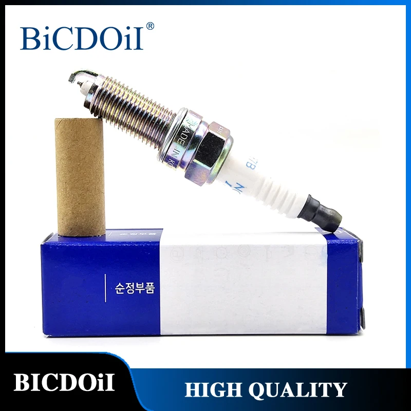 BICDOII 이리듐 점화 플러그, 현대 엘란트라 산타페 제네시스 투싼 기아 포르테 란도 소울 혼다 아큐라 SILZKR7B-11, 18846-11070