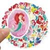 50pcs Disney The Little Mermaid Ariel Princess Stickers For Kids Laptop Luggage Skateboard Sticker Aesthetic Graffiti Decals Toy 4