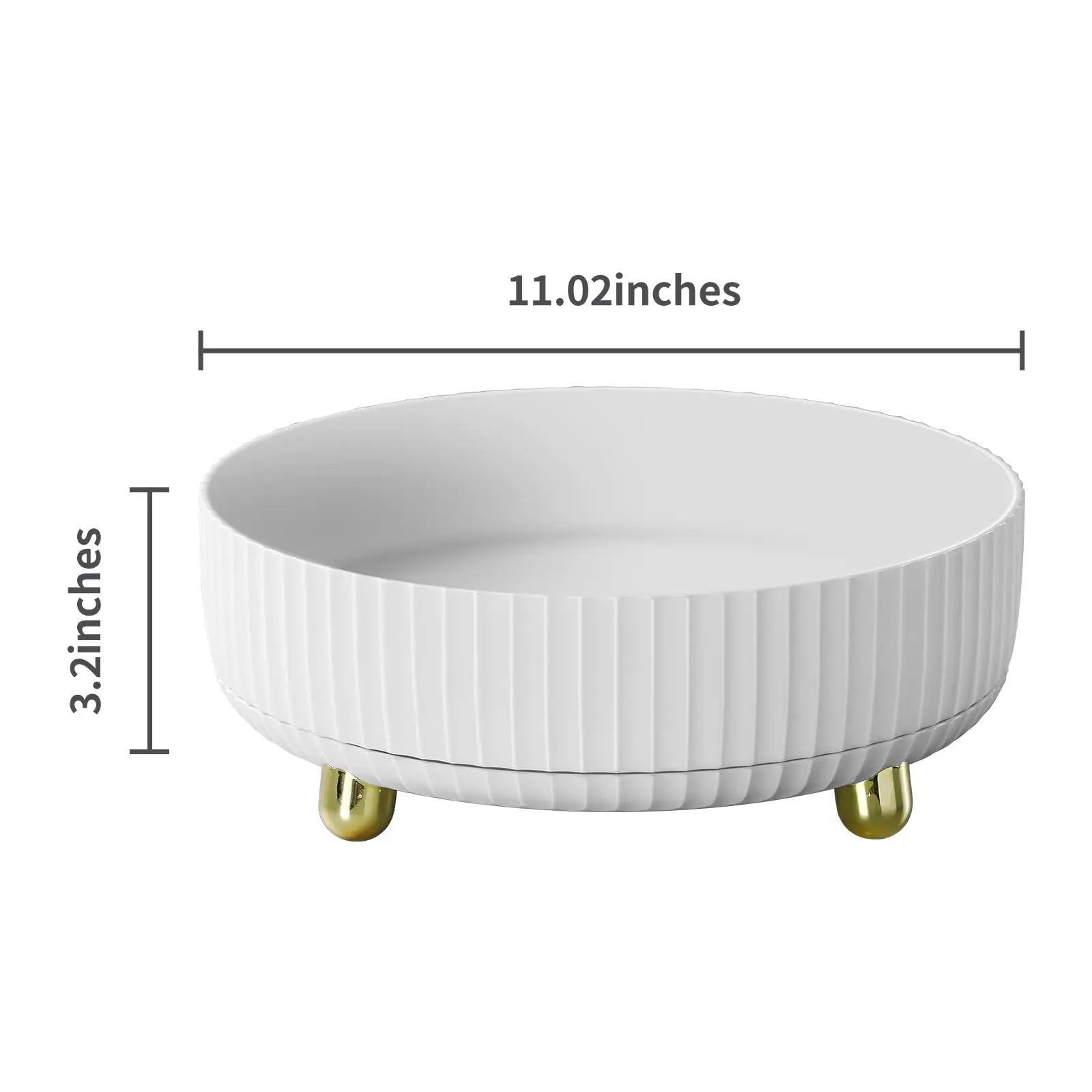 1PCS Cosmetic Perfume Organizer, 360° Rotating Cosmetic Organizer, Large Capacity Cosmetic Organizer for Living Room Bedroom. 5