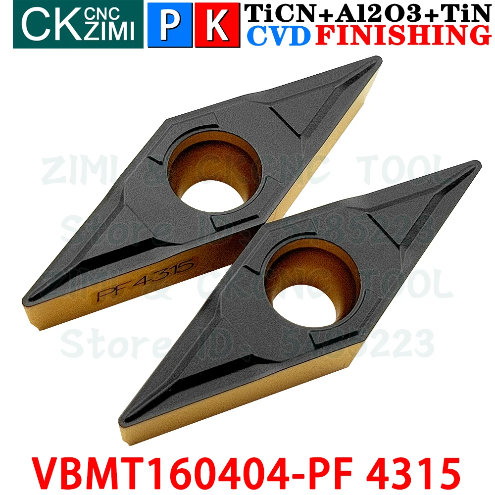 Free! TM TYM【新品未開封】 10p Vbmt160404-pf 4315 Vbmt 160404 Pf 4315 Carbide Inserts