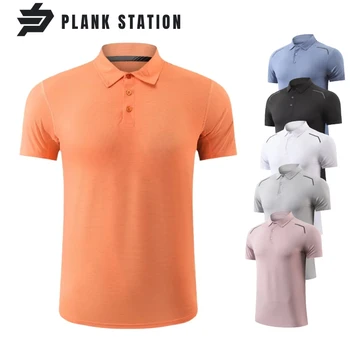 남성용 하이 퀄리티 통기성 칼라 티셔츠, 골프 테니스 배드민턴 러닝 피트니스 체육관 사이클링 하이킹 스포츠웨어