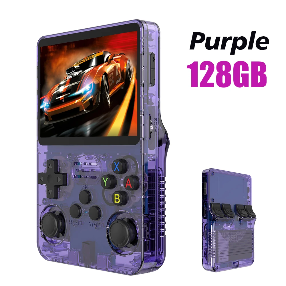 thumbnail image 1 of BOYHOM R36S Retro Handheld Video Game Console Linux System 3.5 Inch IPS Screen R35s Pro Portable Pocket Video Player 64GB Games, 1 of 5