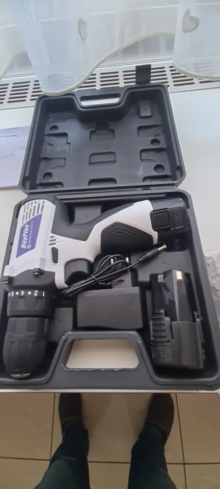 DayPlus 16.8V Mini Cordless Drill Driver Kit, 3/8" Chuck 45Nm Electric Screwdriver Driver with LED Light, 18+1 Torque, 2 Speed photo review