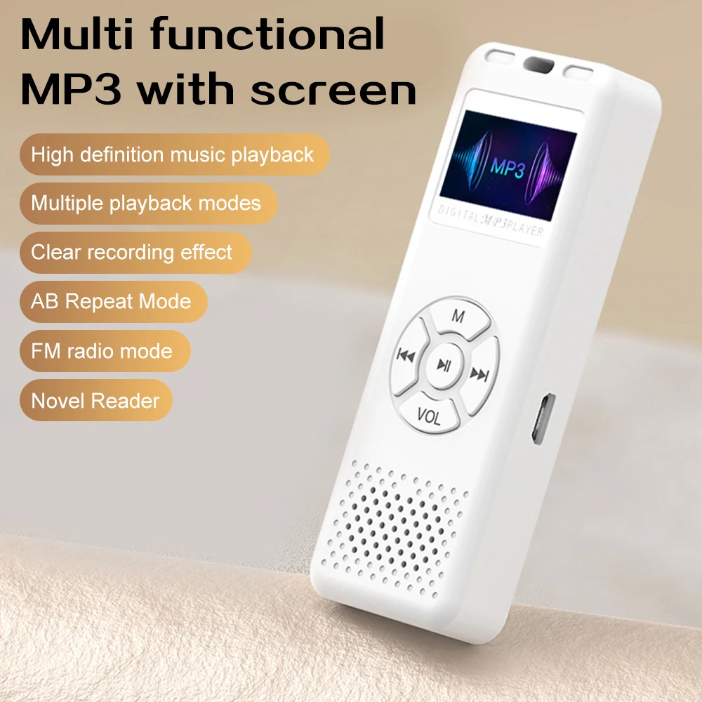 Advanced HiFi Portable Stereo Music Player with FM Radio & Recording Functionality