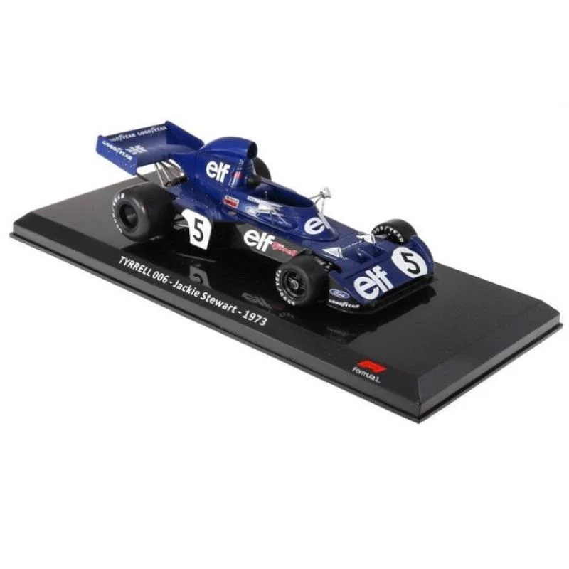Hachette Centauria, Tyrrell 006 Formula 1973 Formula 1, Scala 1:24, Miniatura Pressofusa Realizzata Da Ixo, Collezione Le Grandi Formula 1 Senza Fasci