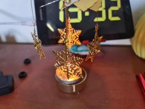 Metal Hot Rotating Candle Holder photo review