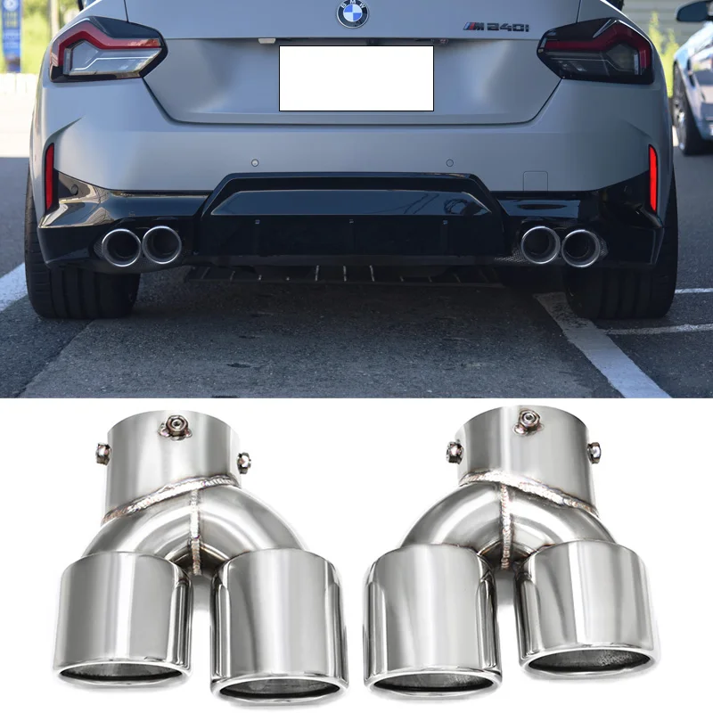 QuadCarExhaustTipForBMWG42M240i202120222023DualM
