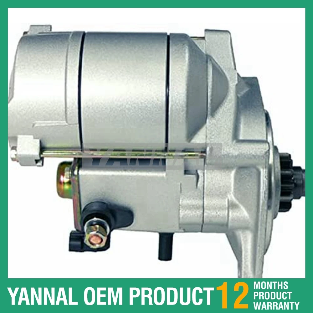 

For Komatsu Engine 4D84E Skid Steed Loaders SK07J Starter Motor YM129407-77010