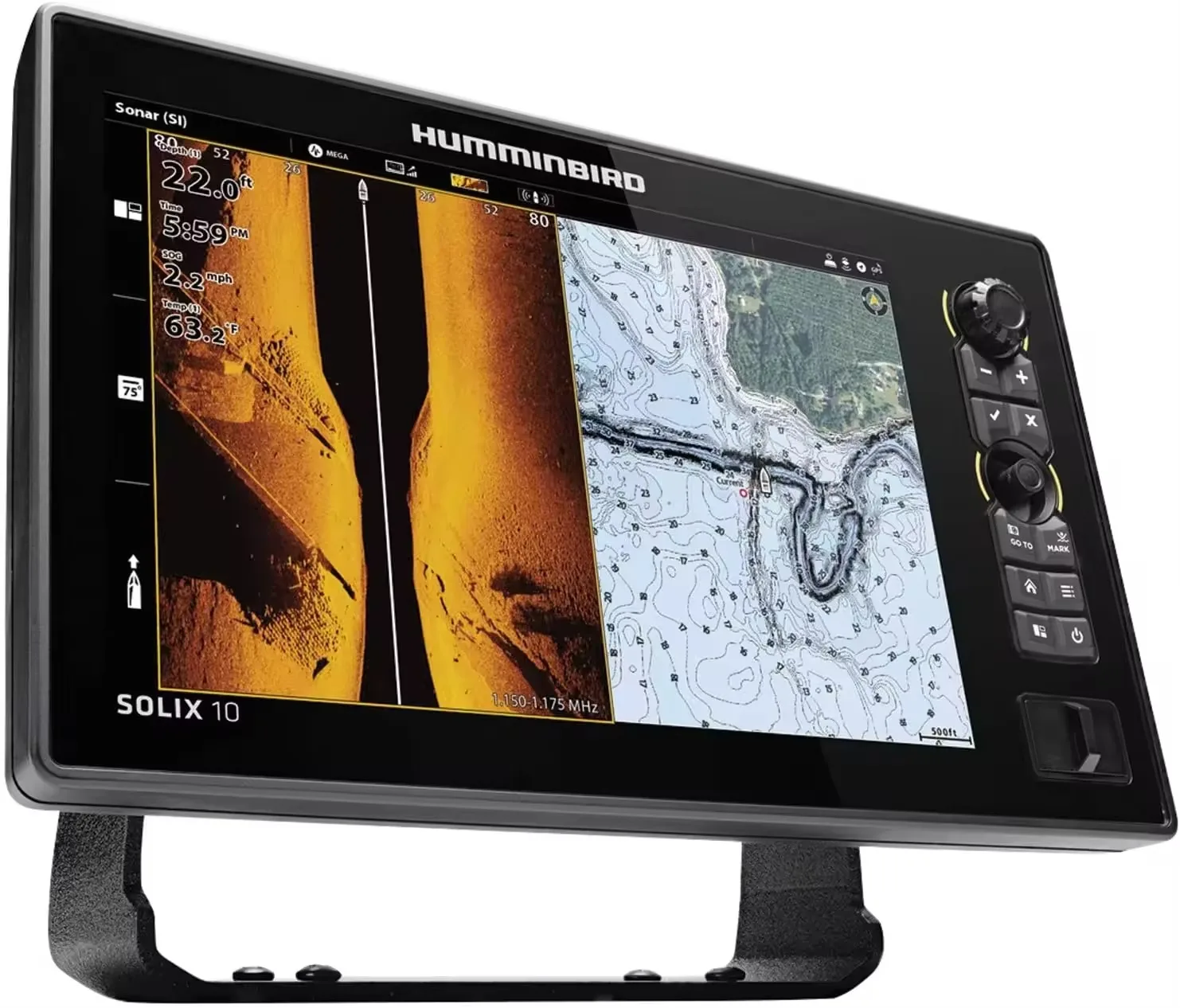 FAST FOR NEW New HumminBird SOLIX HELIX 15 G2 Fish Finder with Chirp, Mega Si+, 15.4-Inch-Disp