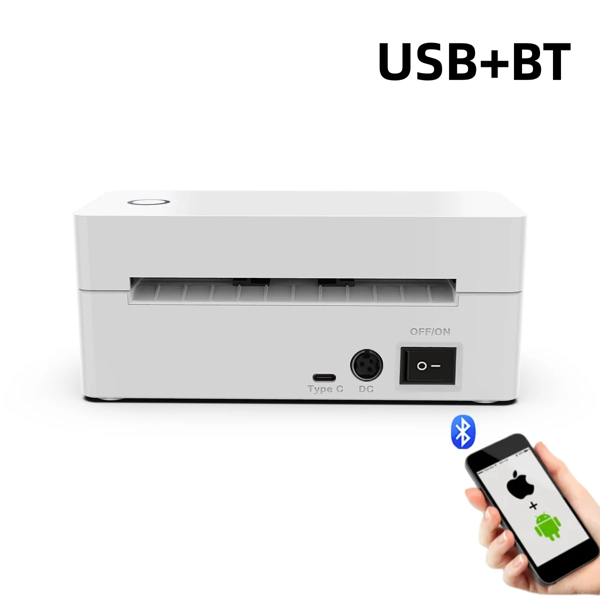 طابعة ملصقات حرارية طابعة ملصقات شحن لاسلكية صغيرة...