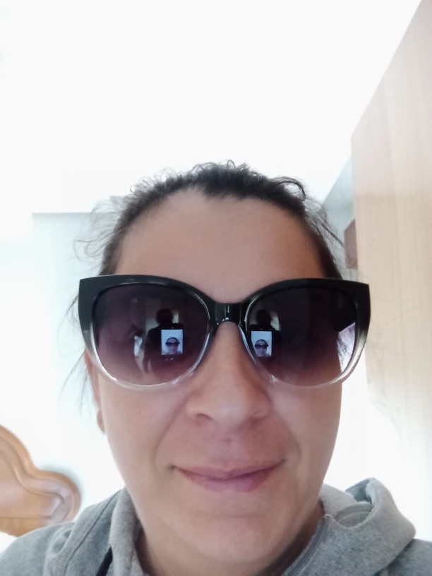 Fashion Cat Eye Sunglasses Women Simple Gradient photo review