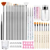 Nail Art Brush Set, Colorful Light Therapy Pen, Dual Tip Drill Pen, Nail Art Tools Pen, Precision Made 3