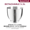 SUNATUR Kneader 5.5L Flour Dough Machine 110V/220V Stand Mixer 1300W Electric Pastry Blender Kitchen Machines Kneading 5
