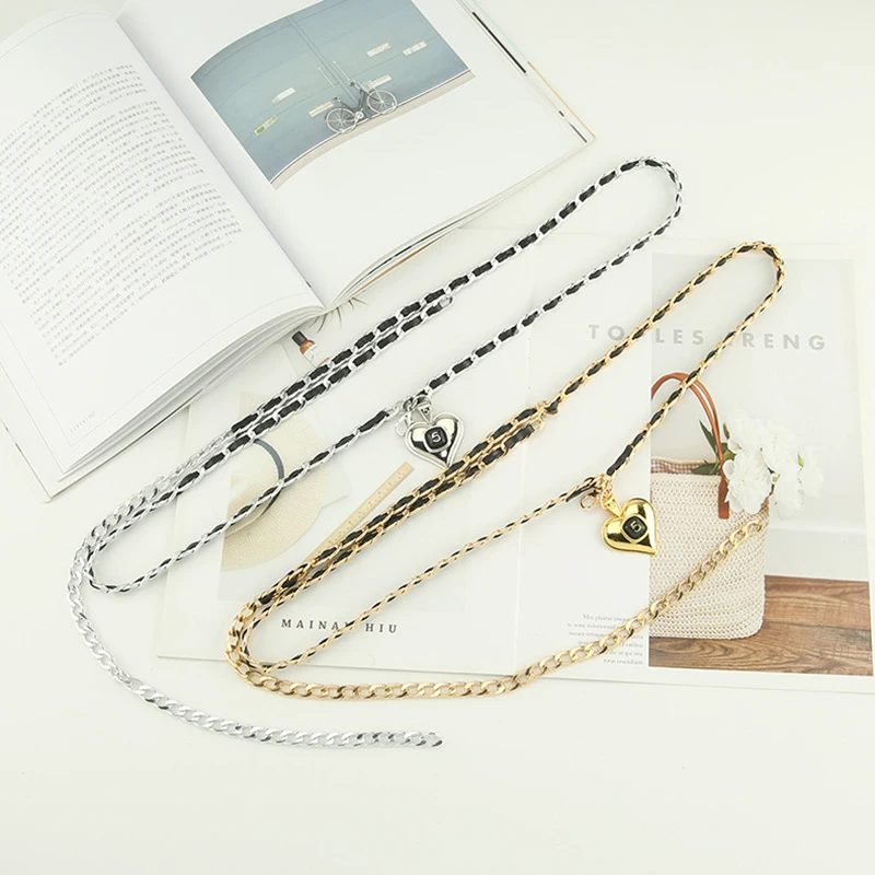 MYMC Metal Waist Chain Women's High-end Sense 2022 New Trendy Dress Decoration Thin Belt Chain Girdle Seal