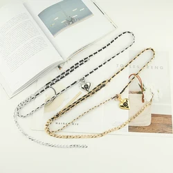 MYMC Metal Waist Chain Women's High-end Sense 2022 New Trendy Dress Decoration Thin Belt Chain Girdle Seal