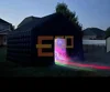 Hot Black Portable LED Disco Inflatable NightClub Party Tent Mobile Night Club Tent for Parties and Events 6