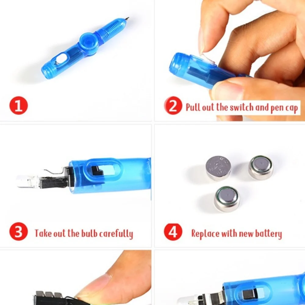 STONEGO الإبداعية الإجهاد الإغاثة LED قلم حبر مضيء...