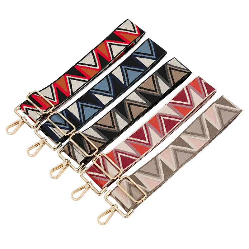 

Bag Straps Adjustable Bag Part Accessories For Handbags Leather Belt Wide Rainbow Replacement Shoulder Strap