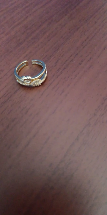 Fashion Gold Color Stainless Steel Rings photo review