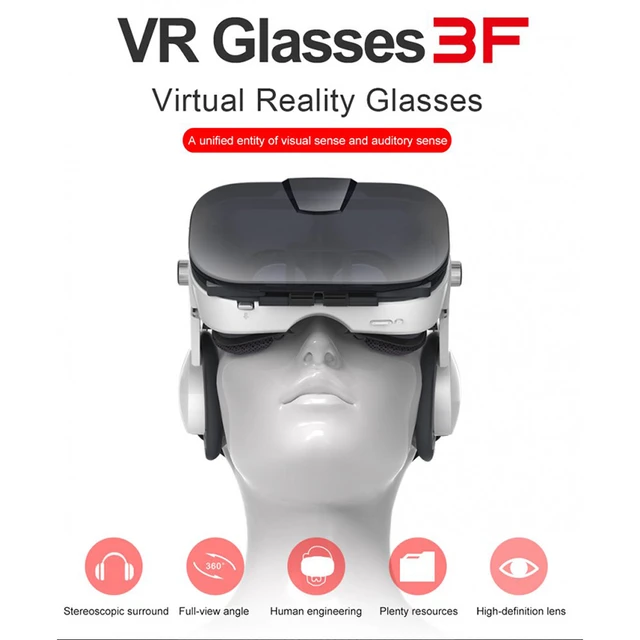 VR gafas, VR auricular VR 3D Realidad Virtual para películas y juegos VR  gafas gafas compatibles