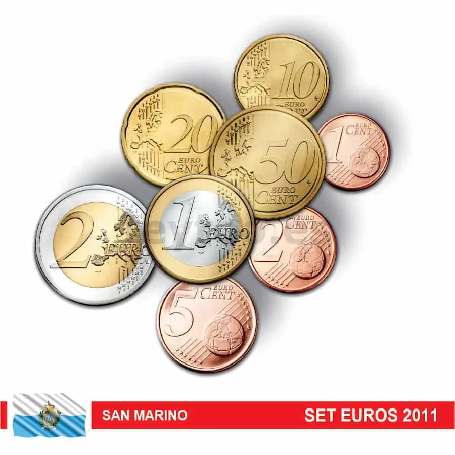 C2256 San Marino 2011 Set Monedas Euro UNC AliExpress