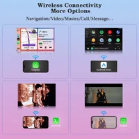 Wireless CarPlay Android Auto Decoder For Mercedes Benz GLK W207 W212 W204 SLS W218 NTG 4.0 NTG4.5 NTG5.0 BT AUX GPS Car Module 4