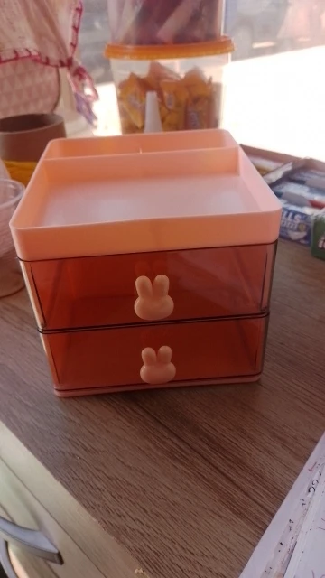 Organizador Mesa Coelho Porta Treco Caneta Gaveta/Maquiagem Escritório Multiuso - Neverdie Store photo review