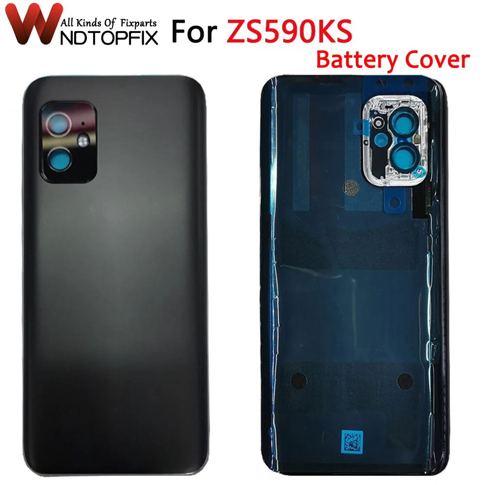 

5.9" New Cover For Asus Zenfone 8 Battery Cover Rear Door Housing Case For ZS590KS, ZS590KS-2A007EU, I006D Back Glass Cover