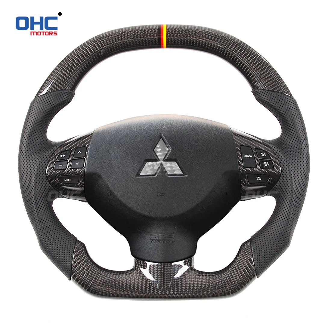 

100% Real Carbon Fiber Steering Wheel for Mitsubishi