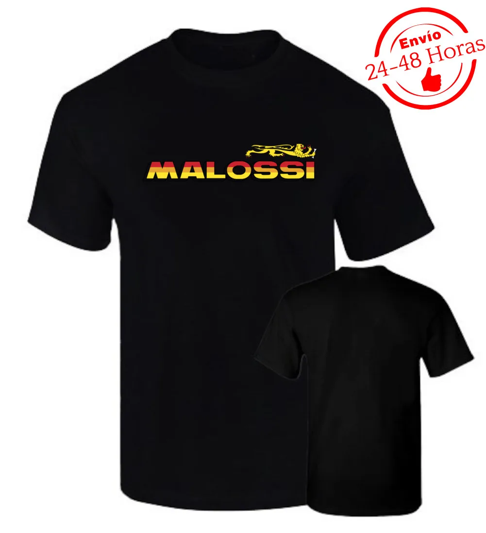 Maglietta Premium Black Malossi Tuning Carburatore Per Ciclomotore Carburatore Stampato Qualità Cotone Premium 190Grs