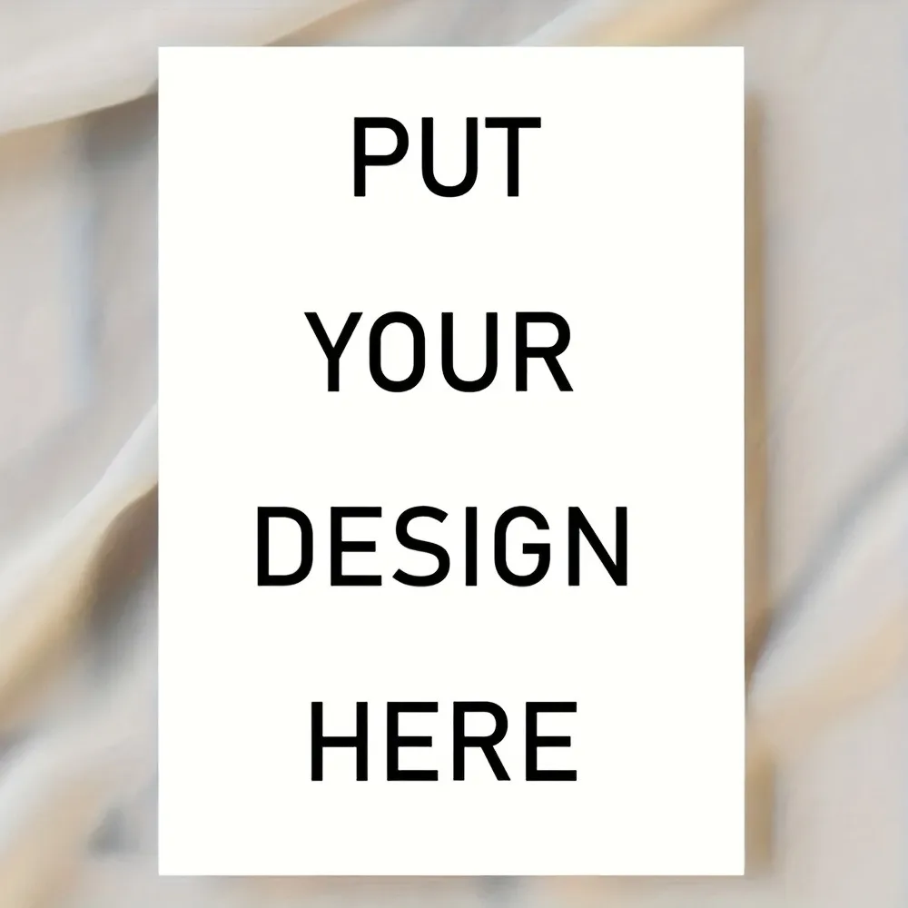 Personalized Photo Greeting Cards with Custom Text – A Unique Gift in Multiple Sizes