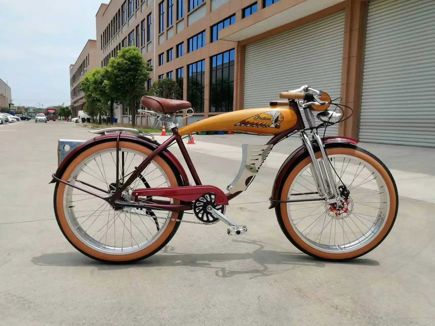 Indian Bicycle Old Fashioned Cycle Old Indian Bicycle Street India