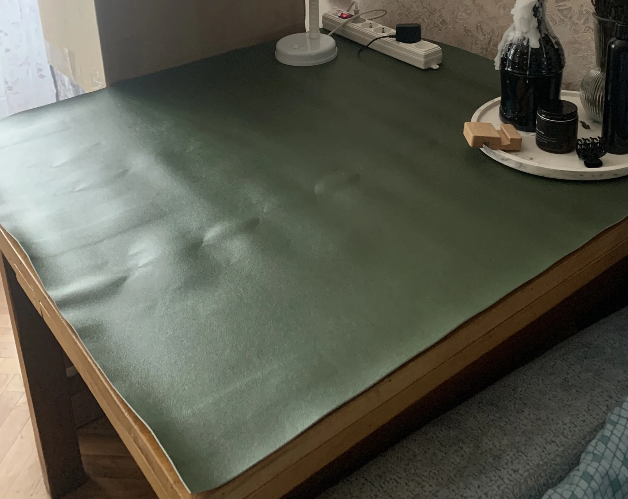Nordic Minimalist Leather Waterproof Table Protector Mat Mavigadget