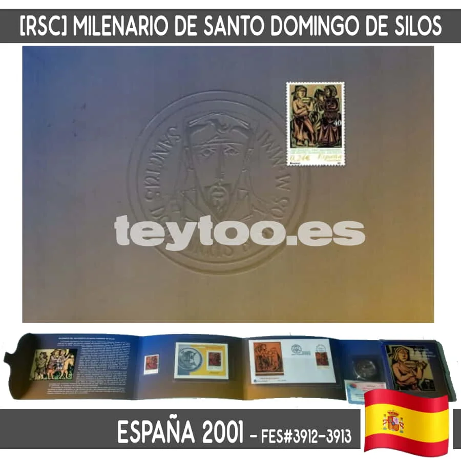 D0079 # Spagna 2001. [Rsc] Millennial Holy Sunday Of Silos (Mnh) Fes #3912-3913