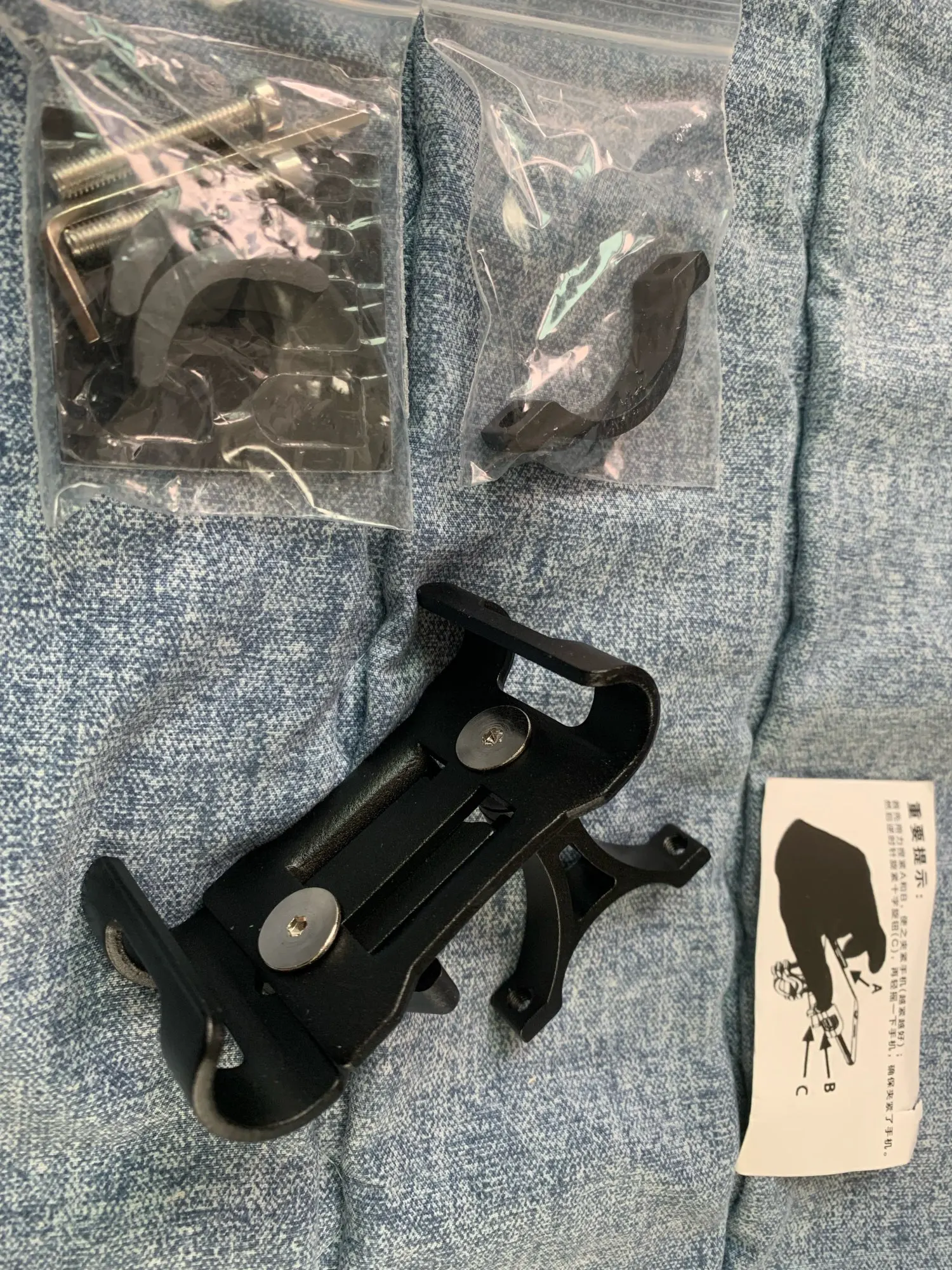 360 Rotate Metal Motorcycle Bicycle Phone Holder Aluminum Alloy Anti-slip Bracket Support GPS Clip Bike Phone Stand for iPhone photo review