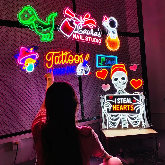 Custom Neon Logo Sign 5