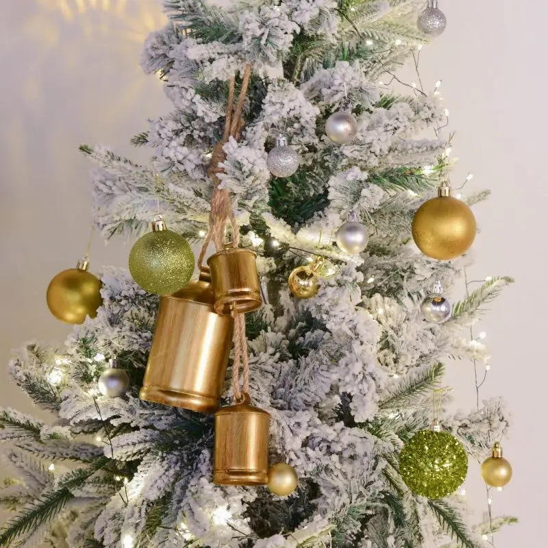 

Christmas Bells Vuskly Gold Bells Metal Vintage Bells With Hanging Rope Christmas Bells For Deco Christmas Trees Wreaths Gardens